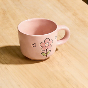 Juego de Tazas de Cerámica para el Día de la Madre, Lindas Tazas de Café y Té con Estampado Floral y la Inscripción "Te Amo Mamá", Tazas Rosas, Azules y Blancas - Product Image 4