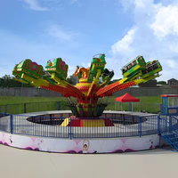 24 36 sièges Fun Fair Theme Park Attraction Fairground Jumping Machine Bounce Jump and Smile Ride Amusement Rides
