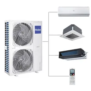 Haier Inverter Ducted kaset AC terpisah banyak zona VRF vrhvac sistem AC pusat rumah tangga untuk Villa