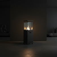Vente d'usine Vraie Flamme Nouveau Design Haute Qualité Intérieur Extérieur Foyer Multifonctionnel Portable Jardin Foyer Patio Chauffage