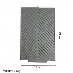 Escurridor de Platos de Silicona para Encimera de Cocina, Fácil de Limpiar, Resistente al Calor, 43X33.5Cm, Diseño Clásico, Alfombrilla Protectora - Product Image 2