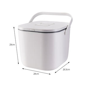 Seau de riz de cuisine en plastique de grande capacité de 10l avec poignée pour céréales - Product Image 5