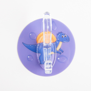 Ganchos Adhesivos de Pared con Diseño de Dinosaurios de Dibujos Animados, 3 Piezas/6 Piezas, Resistentes, Impermeables, Multifuncionales, Sin Perforaciones, para Habitación Infantil, Ropa, Cocina - Product Image 5