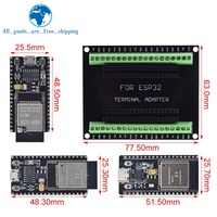 Carte de développement TZT ESP32 ESP-32S NodeMCU-32S MICRO/TYPE-C Module sans fil WiFi + Bluetooth ESP-WROOM-32 carte d'extension IOT