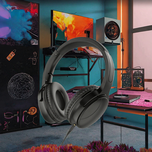 Deep Bass Stereo Foldable Over-Ear Wired Headphones 3.5mm Gaming & Music Travel & Sports Wholesale Bulk