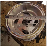 Rines de Motocicleta SNOR de Alta Calidad, Cromados y Duraderos, Juego de Rines para Bajaj RE Tuk Tuk Triciclo