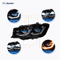 Bloc optique avant pour BMW Série 3 G20 2019-2026, style M en forme de cuillère, lentille bicolore DRL, pièce de lampe automobile pour modification et mise à niveau