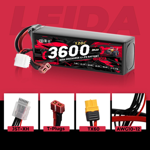3600mAh 120c 3S 11.1V litime pin Lithium ion Drone pin RC xe RC thuyền đua mô hình FPV đua Drone 3S Lipo Pin - Product Image 4