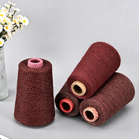 Fil de coton recyclé durable Air Spun, max 32 fils, doux, pour tricot et tissage, idéal pour les accessoires textiles ménagers