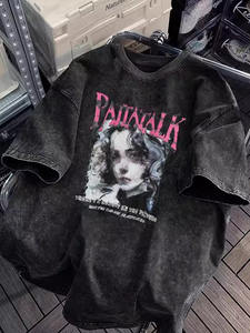 Vendita calda logo classico stampato t-shirt all'ingrosso, di alta qualità europea adatto per distributori e negozi di moda - Product Image 6