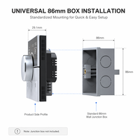 Termostato Inteligente HY12 Tuya de 16A para Calefacción por Suelo Radiante, Controlador de Temperatura con Interruptor y Sensor Externo