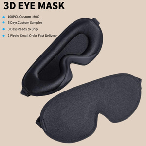 Masque <span class=keywords><strong>pour</strong></span> les yeux avec design 3D profilé bloquant la lumière sans pression sur les yeux 100PCS MOQ personnalisé - Product Image 1