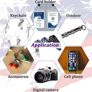 Longe durable de haute qualité BSBH avec sublimation polyester logo imprimé personnalisé cou poignet facile à ouvrir longes de sécurité en métal - Product Image 6