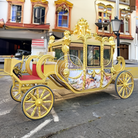 Chariot d'équitation électrique OEM pour adulte, chariot à cheval, Tricycle Royal, pour mariage