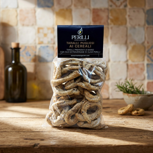 Perilli Taralli Pugliesi Ai Cereali, Bocadillos Artesanales de Cereales con Aceite de Oliva, Textura Dura y Salada - Product Image 3