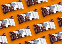 Sac à soufflet latéral en Mylar personnalisé avec fermeture thermosoudée pour l'emballage de barres protéinées, énergétiques, aux champignons et au chocolat