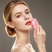 Nettoyant visage en silicone et masseur facial 2-en-1 chauffant à compresse chaude, étanche IPX7, nettoyeur de pores pour usage domestique, format voyage