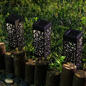 Luz solar hueca Huichu para caminos, luz guía para jardín exterior, se enciende automáticamente por la noche, sin cableado. - Product Image 2