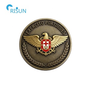 Souvenirs personnalisés du drapeau du Portugal, médailles des forces armées, médailles commémoratives, pièces de monnaie personnalisées du Portugal, pièces de monnaie de défi personnalisées - Product Image 6