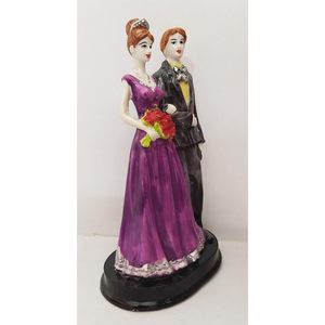 PARIJAT HANDICRAFT Luxury Together Sculpted Hand-Painted <b>Figure</b> Statue for Home Office Decor and Bookshelf/Desktop Decoration - Product Image 5