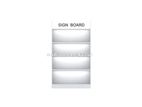 Présentoir de vente au détail en option Présentoir au sol amovible à plusieurs niveaux Présentoir mural en bois pour bijoux de chapeau