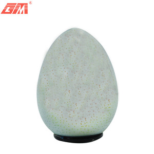 Huevo de Pascua Decorativo 2026 con Iluminación LED a Pilas, Huevo de Cristal Iridiscente sobre Pedestal - Product Image 3