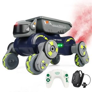 Vendita calda 2.4G telecomando Spray cucciolo auto Robot giocattolo per bambini Stunt RC auto giocattolo con suoni musicali Robot cane - Product Image 1