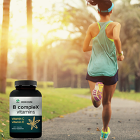 Capsules de complexe de vitamine B de qualité supérieure |   Capsules de Vitamine B Complexe 8-en-1 Haute Puissance pour l'Énergie et le Soutien Nerveux – Vente en Gros