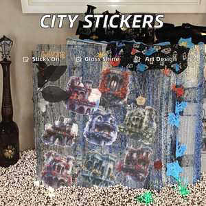 Paquete de 50 Pegatinas de Vinilo Adhesivas Personalizadas para Patinetas, Resistentes al Agua, Anti-UV, Ecológicas, Regalos Promocionales Digitales - Product Image 5