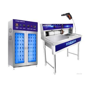 เครื่องซักผ้ารองเท้าไฟฟ้าเชิงพาณิชย์คุณภาพสูง กึ่งอัตโนมัติ 220v 110v พร้อมเครื่องอบรองเท้า - Product Image 2