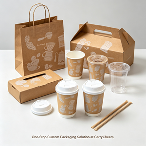 Gobelets à café jetables en papier biodégradable à double paroi, imprimés sur mesure, 16 oz, pour les fournitures d'événements, vente en gros - Product Image 6