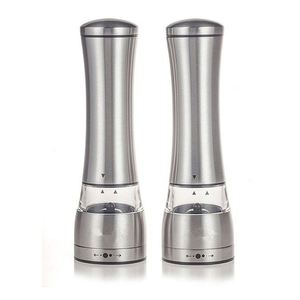 Fabricant professionnel vendant un ensemble de moulins à sel et à poivre portables en acier inoxydable de qualité supérieure avec réglage de la grosseur de mouture - Product Image 3