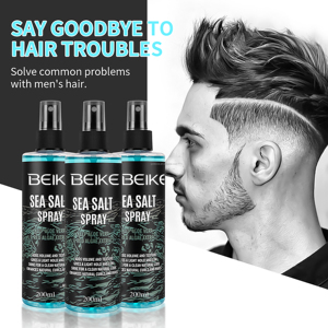 BEIKE – Spray capillaire au sel marin pour hommes, fini mat et ondes de plage, coiffage rapide, logo personnalisé, vente en gros - Product Image 4