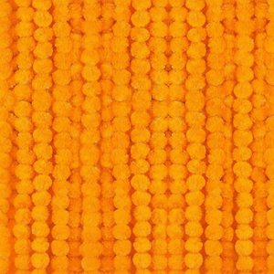 พวงมาลัยดอกดาวเรืองแห้งราคาส่งถูก กันน้ำ ทำมือ โรงงานผลิตโดยตรง สำหรับฮาโลวีน งานแต่งงาน งานพิธีบูชา ตกแต่งบ้าน - Product Image 1