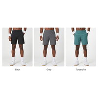 D-6339 Shorts de sport d'été pour hommes, respirants, à séchage rapide, pour la course, le fitness et les loisirs, coupe ample