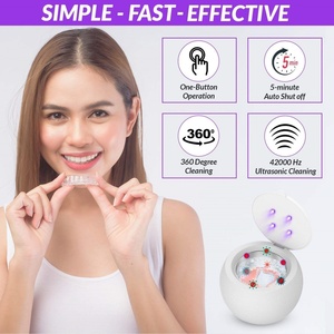 OEM Portable UV Jewelry Ultrasonic Cleaner High Frequency <b>Vibration</b> Washer Parts Brush Glasses Machine <b>Mini</b> Ultrasonic Cleaner - Product Image 5