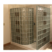 Brique de bloc de verre creux en cristal clair personnalisé pour décoration extérieure et escalier Options de conception personnalisées