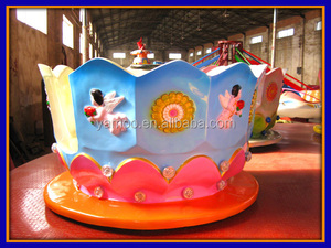 Manèges de carnaval populaires pour enfants : Carrousel à tasses rotatives pour parcs d'attractions, centres commerciaux intérieurs/extérieurs, en PVC et métal - Product Image 3