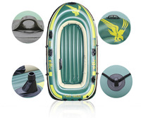 Vente en gros de ponton PVC 2 chambres personnalisés pour 2-3 personnes bateau rigide fluvial camping voyage extérieur bateau de pêche gonflable