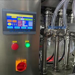 Heiß verkaufende Aluminium dose mit mehreren Köpfen Kolben füll maschinen Flüssigflaschen-Wasser füll maschine - Product Image 3