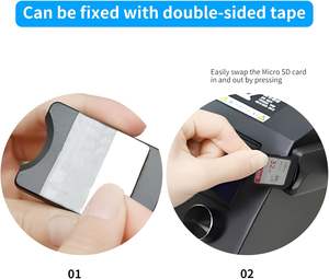 Material de PVC 19.6in/50cm <span class=keywords><strong>Cable</strong></span> de extensión de tarjeta de <span class=keywords><strong>memoria</strong></span> SD Adaptador de ranura de tarjeta <span class=keywords><strong>externa</strong></span> para navegación de coche Cables de datos de computadora - Product Image 6