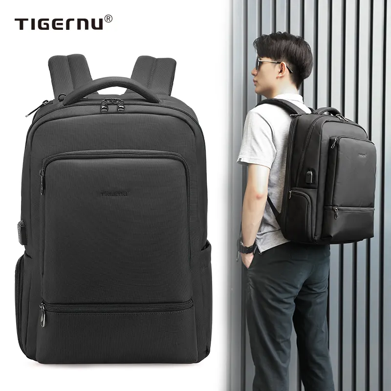 Tigernu T-B3585 usb waterproof traveling bag mens duffle bag travel hiking backpack for men