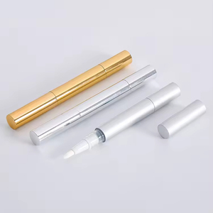 Bolígrafo giratorio cosmético de Metal vacío de 2ml y 4ml con ventana y cepillo de cerdas para brillo de labios/plumper/corrector/limpieza de joyas - Product Image 1
