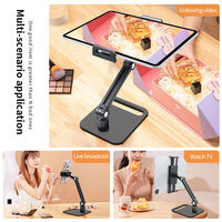 Support de tablette PC portable réglable et pliable PROYOU pour Android et iPad, support de table en aluminium pour PC