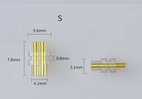 QDC IEM 2Pin 0.78mm DIY soket perempuan konektor Jack Earphone untuk kustom monitor In-ear canggih