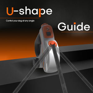 Luce Basic/ LED 5m regolabile riflettente piccolo e medio cane guinzaglio retrattile con sacchetto di cacca Dispenser - Product Image 4