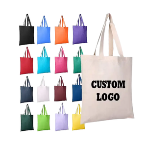 Hot Sale YX Custom Logo Printed Recyclable Canvas Cotton Shopping Tote Bag Zipper Closure Eco-friendly Reusable Unique Style