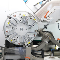 Machine d'emballage de type oreiller à double servo haute vitesse, idéale pour l'emballage de biscuits, de cookies et autres produits de boulangerie
