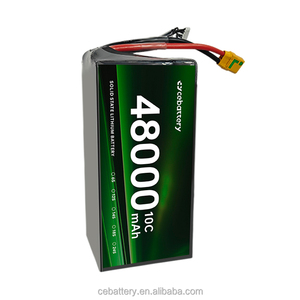 Paquete de Baterías de Estado Sólido de Ultra Baja Temperatura 48000mAh 88000mAh 6S 8S 16S 267Wh/kg con Cátodo y Tasa de Descarga de 10C para Procesamiento por Lotes - Product Image 1