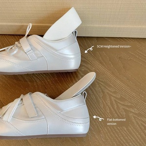 <span class=keywords><strong>Scarpe</strong></span> da Ballo per Ragazze con Tacco Nascosto 5cm, in Seta con Velcro, Comode <span class=keywords><strong>Scarpe</strong></span> Mary Jane per Danza, Produzione Diretta OEM Personalizzabile - Product Image 1